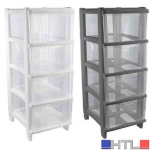 CASSETTIERA UNIVERSALE 'ESSENTIAL' 3 Cassetti, 29,5x36x59,5 cm - Colore Antracite