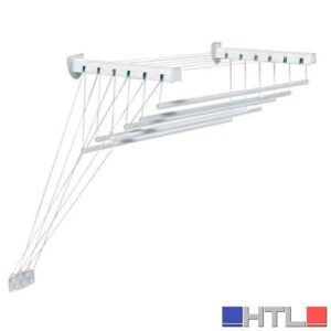 STENDIBIANCHERIA DA PARETE/SOFFITTO 100x46x70h cm - 6 mt di stenditura