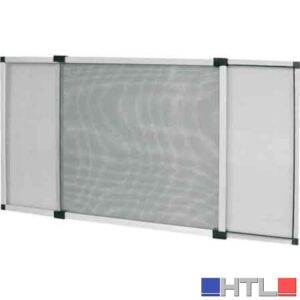 ZANZARIERA A PANNELLO ESTENSIBILE CARDINALE 40x50 cm - Colore Argento