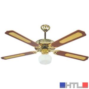 VENTILATORE DA SOFFITTO CON LUCE 'GOLD' Ø 130 cm