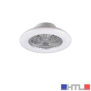 VENTILATORE E PLAFONIERA RGB A SOFFITTO 'STRALSUND' Ø 50 cm - 26,8 Watt, 2600lm