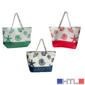 BORSA DA SPIAGGIA 'CONCHIGLIA' 60x17x40h cm