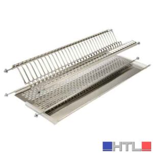 SCOLAPIATTI IN ACCIAIO INOX IN KIT 76 cm