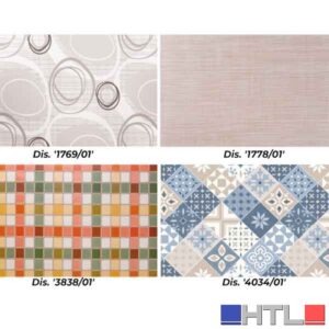 MOLLETTONE COPRITAVOLO 'NEW SOFT' Dis. '1769/01' - H. 140 cm - rotolo 20 mt (Confezione da 20 ML)