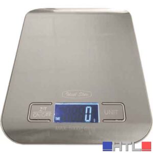 BILANCIA DIGITALE PIANA IN ACCIAIO INOX CARDINALE Capacità 5 kg