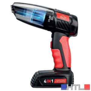 ASPIRAPOLVERE E COMPRESSORE MINI '4IN1' DCG 7V - 2,5Ah
