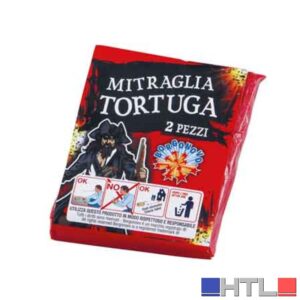PETARDO 'MITRAGLIA TORTUGA' 80 mm - Confezione 2 pezzi