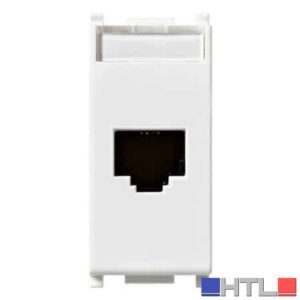 PRESA TELEFONICA RJ45 'PLANA' VIMAR Cat. 5E UTP - Colore Bianco