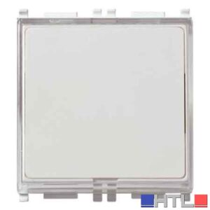PULSANTE CON PORTANOME 'PLANA' VIMAR 10Ax 250V - Colore Bianco