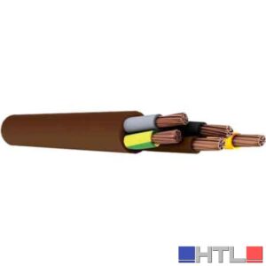 CAVO PENTAGONALE 'MARRONE' Sezione 5x1,5 mm (Confezione da 100 ML)