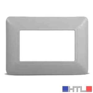 PLACCA COPRINTERRUTTORI SILVER 'SOLAR' 3 Moduli
