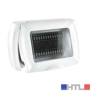 PLACCA AUTOPORTANTE C/PORTELLO 'EASY' 3 Moduli - Bianco