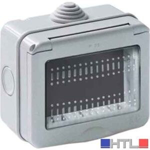 CONTENITORE DA PARETE PER APPARECCHI IP55 "MYLIFE" 1 Posto