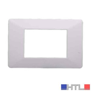 PLACCA COPRINTERRUTTORI BIANCA 'STARLIGHT' 3 Moduli