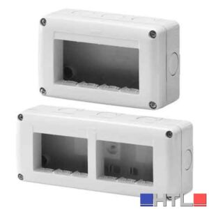 CONTENITORE DA PARETE PER APPARECCHI IP40 'SYSTEM' 1 Posto