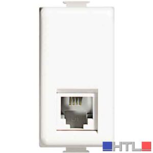 PRESA TELEFONICA RJ11 'MATIX' BTICINO Bianco