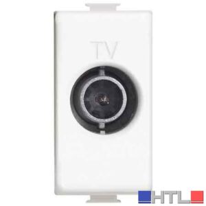 PRESA COASSIALE TV MASCHIO 'MATIX' BTICINO Diretta - Bianco