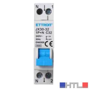 INTERRUTTORE MAGNETOTERMICO COMPATTO ETTROIT 1P+N C.Nominale 10A