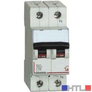 INTERRUTTORE MAGNETOTERMICO MODULARE BTICINO 1P+N Corrente 10A