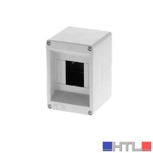 CENTRALINO DA PARETE C/BINARIO DIN 2 Moduli - 130x55x87 mm - Grigio