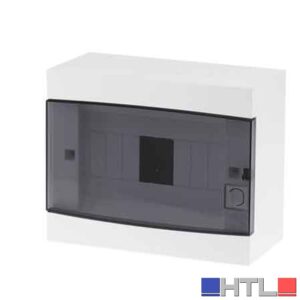 CENTRALINO DA PARETE C/PORTELLO IP40 12 Moduli - 310x175x105 mm - Bianco
