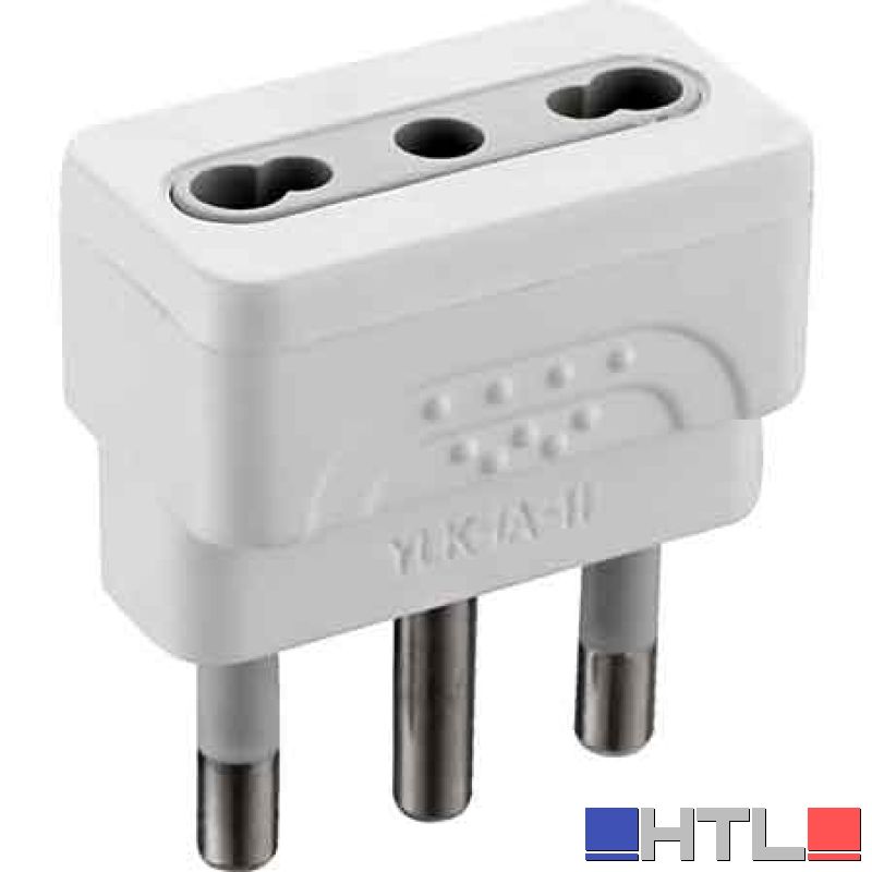 ADATTATORE SEMPLICE 16A 2P+T - presa 10/16A 2P+T