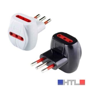ADATTATORE TRIPLO 10A ROSI 2P+T - prese 10A 2P+T, Colore Bianco