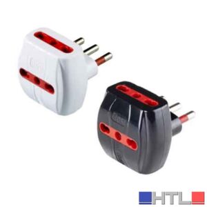 ADATTATORE TRIPLO 16A ROSI 2P+T - prese 10/16A 2P+T, Colore Bianco