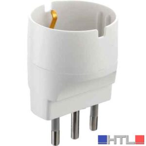 ADATTATORE SEMPLICE SCHUKO 10A 2P+T - presa 10A 2P+T