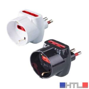 ADATTATORE TRIPLO SCHUKO/BIVALENTE 16A ROSI 2P+T - prese 10/16A 2P+T, Colore Bianco