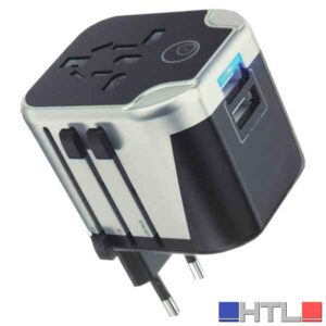ADATTATORE UNIVERSALE DA VIAGGIO CON USB LOSTECH