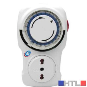 PROGRAMMATORE GIORNALIERO Spina 16A 2P+T - Presa 10/16 A 2P+T
