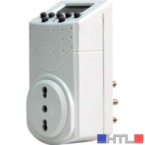 PROGRAMMATORE GIORNALIERO DIGITALE Spina 16A 2P+T - Presa 10/16A 2P+T