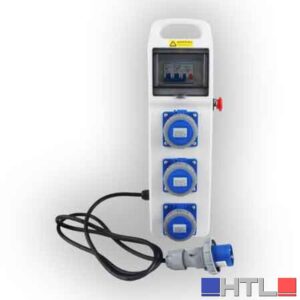 QUADRO DI DISTRIBUZIONE 'SLIM' 220V CON PULSANTE DI EMERGENZA CARDINALE cm 480X140X90