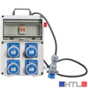 QUADRO DI DISTRIBUZIONE 220V C/PULSANTE DI EMERGENZA cm 25,5x12,5x35,5h