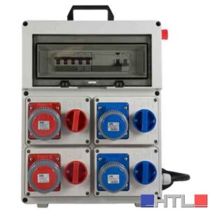 QUADRO DI DISTRIBUZIONE 220-380 C/PULSANTE DI EMERGENZA cm 33,5x13x43,5h