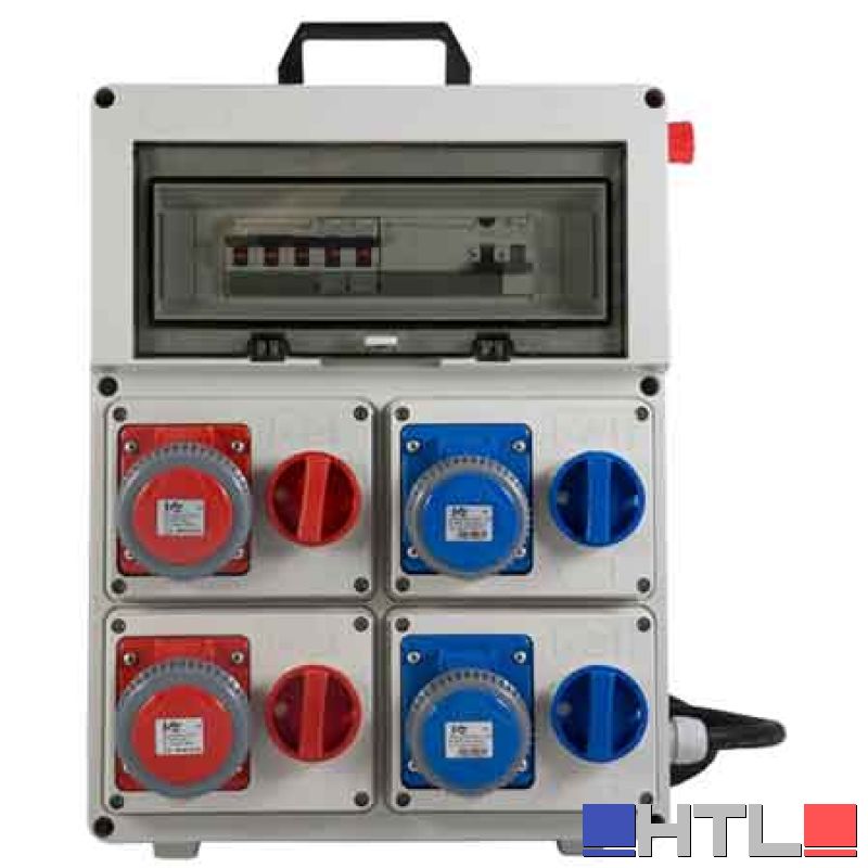 QUADRO DI DISTRIBUZIONE 220-380 C/PULSANTE DI EMERGENZA cm 33,5x13x43,5h