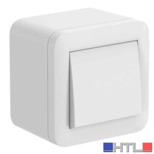 CONTENITORE CON DEVIATORE 'FIXA' ELECTRALINE 10A - Colore bianco