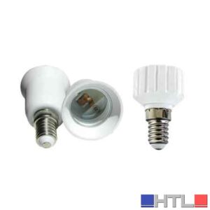 ADATTATORE PORTALAMPADA Da E14 a E27