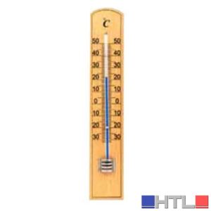 TERMOMETRO PER INTERNO/ESTERNO IN LEGNO 20 cm