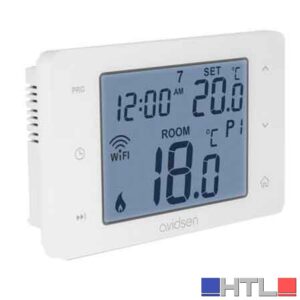 TERMOSTATO TOUCHSCREEN DIGITALE CON WIFI Regolazione 0°C - 40°C