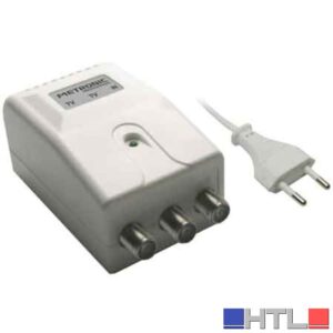 ALIMENTATORE PER AMPLIFICATORE D'ANTENNA 1 Ingresso - 1 Uscita