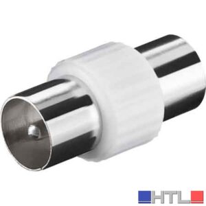 ADATTATORE COASSIALE TV SPINA/SPINA Ø 9,5 mm (Confezione da 20 pezzi)