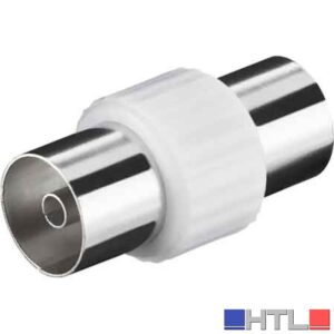 ADATTATORE COASSIALE TV PRESA/PRESA Ø 9,5 mm (Confezione da 10 pezzi)