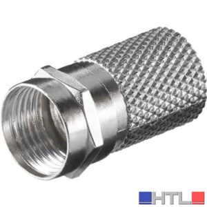 CONNETTORE PER CAVO SATELLITARE Ø 5 mm (Confezione da 10 pezzi)