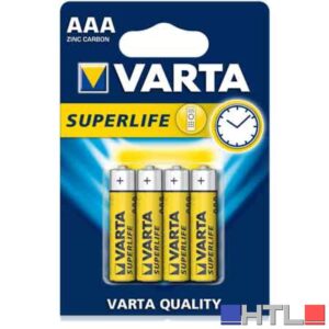 PILE 'SUPERLIFE' MINISTILO Blister 4 pezzi (Confezione da 12)
