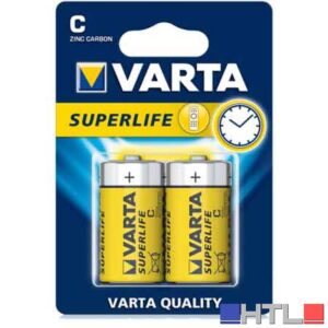 PILE 'SUPERLIFE' 1/2 TORCIA Blister 2 Pezzi (Confezione da 12)