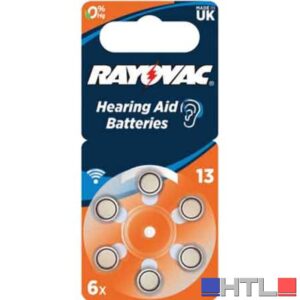 PILA PER ACUSTICA 'RAYOVAC 13' Blister 6 Pezzi (Confezione da 10)