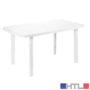 TAVOLO COMPONIBILE OVALE 'FARO' cm 137x85x72h - Colore Bianco