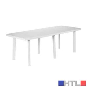 TAVOLO ALLUNGABILE RETTANGOLARE 'TRIO' cm 216x90x72h - Colore Bianco